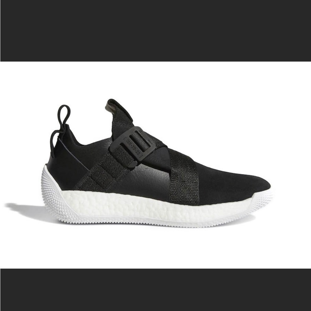 Adidas Harden Vol 2 LS Buckle Sneakers Black and White Size 8 - Picture 2 of 15